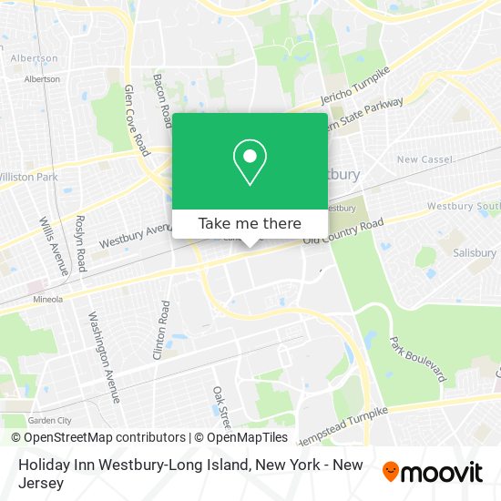 Mapa de Holiday Inn Westbury-Long Island