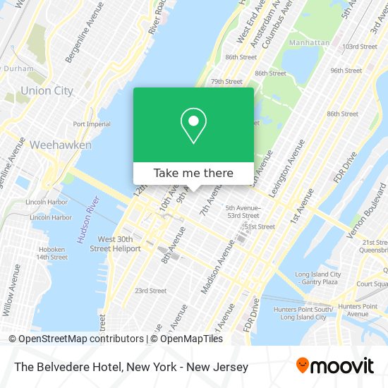 Belvedere Hotel New York Map - Fawnia Susanetta