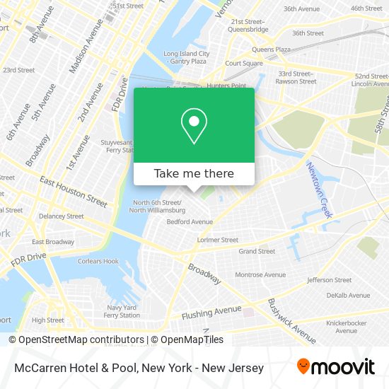 Mapa de McCarren Hotel & Pool
