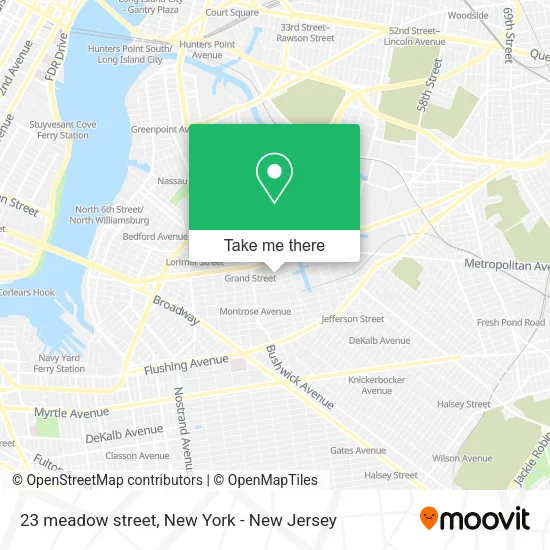 23 meadow street map
