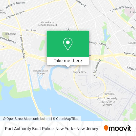 Port Authority Boat Police map