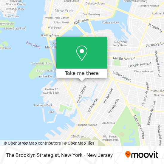 Mapa de The Brooklyn Strategist