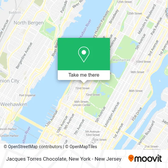 Jacques Torres Chocolate map