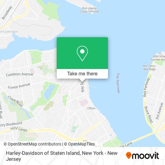 Harley-Davidson of Staten Island map