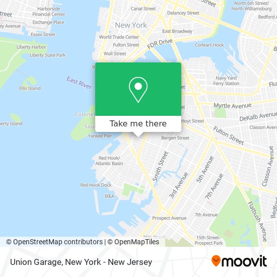 Union Garage map