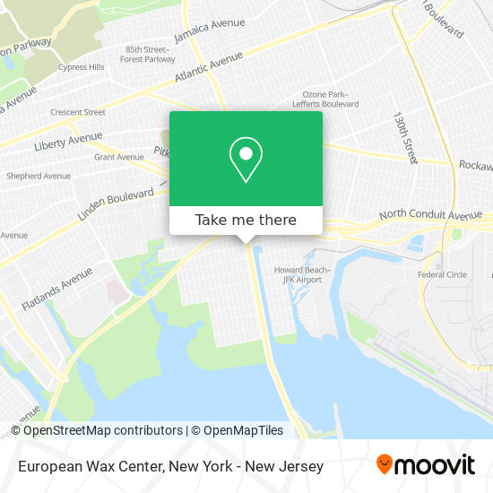 European Wax Center map