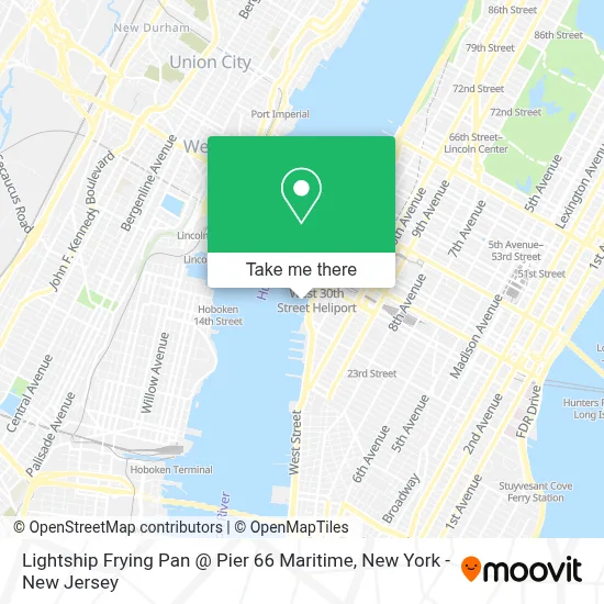 Lightship Frying Pan @ Pier 66 Maritime map