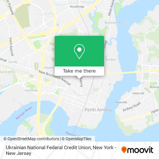 Mapa de Ukrainian National Federal Credit Union