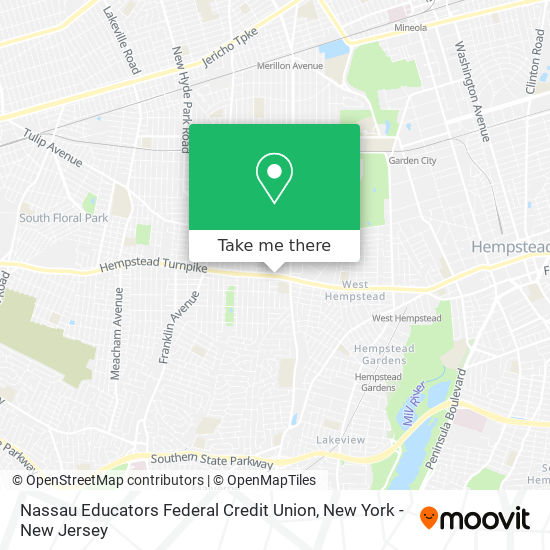 Nassau Educators Federal Credit Union map
