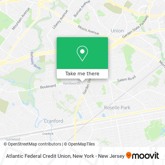 Atlantic Federal Credit Union map