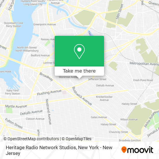 Heritage Radio Network Studios map