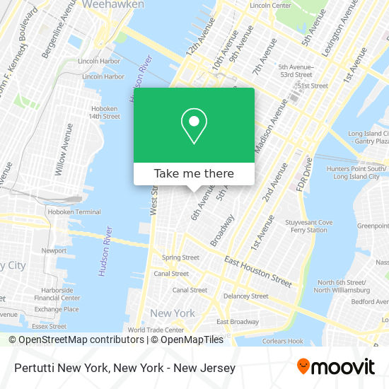 Pertutti New York map