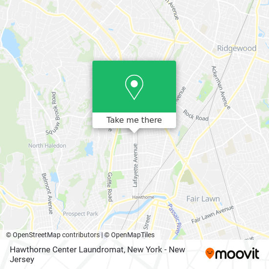 Hawthorne Center Laundromat map