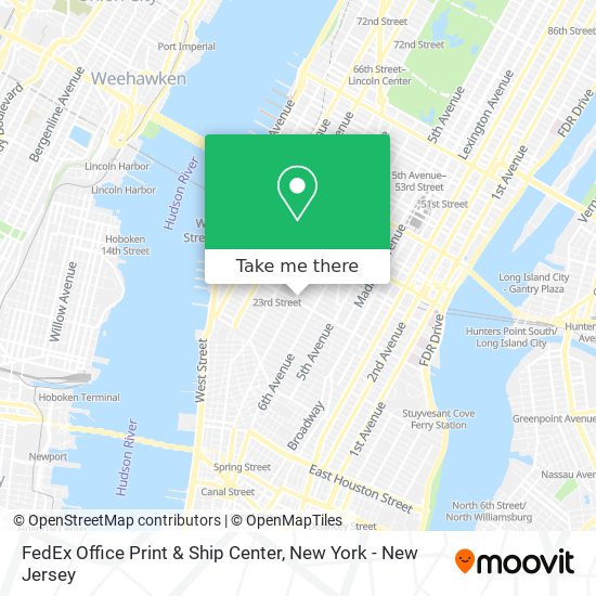 FedEx Office Print & Ship Center map