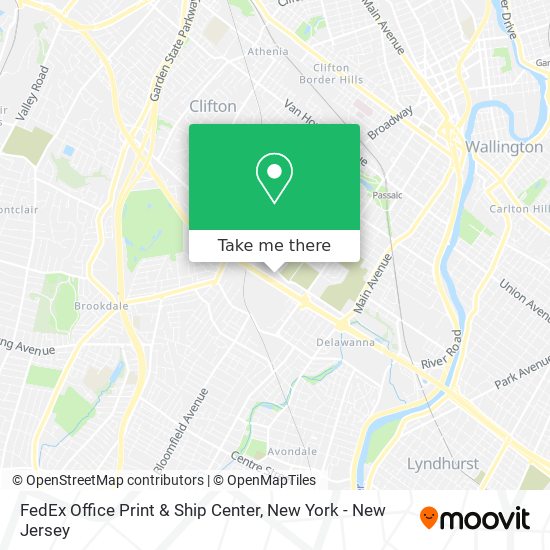 FedEx Office Print & Ship Center map