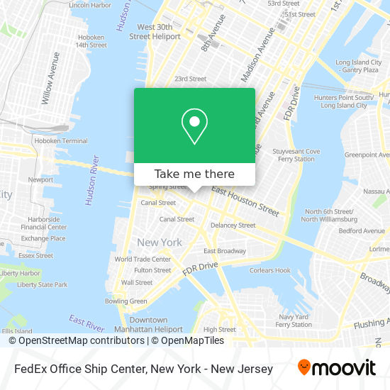 Mapa de FedEx Office Ship Center