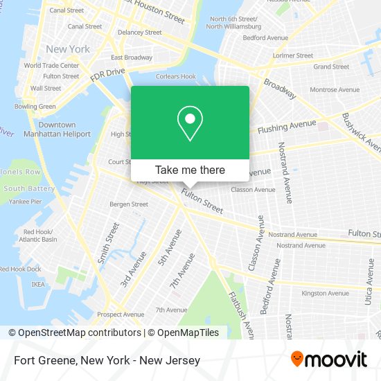 Fort Greene map