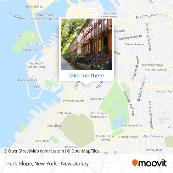 Park Slope map