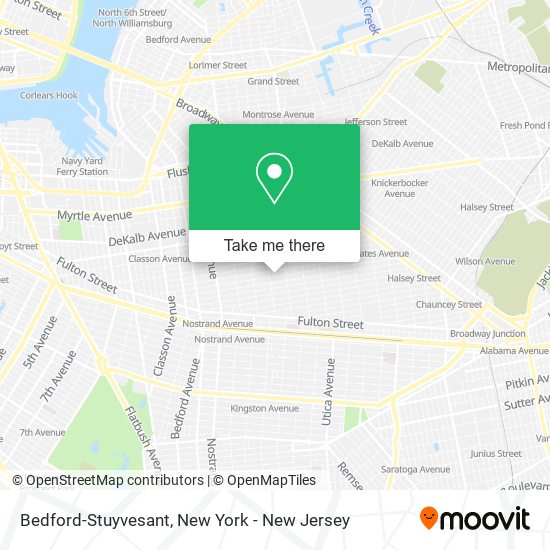 Mapa de Bedford-Stuyvesant