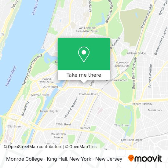 Monroe College - King Hall map
