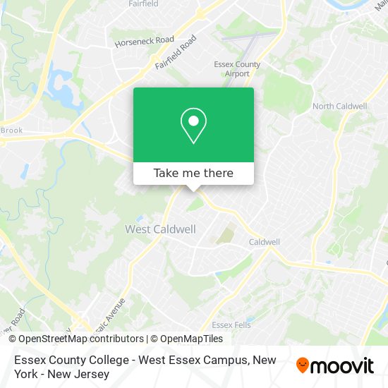 Mapa de Essex County College - West Essex Campus