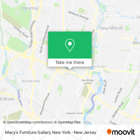 Mapa de Macy's Furniture Gallery