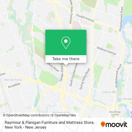 Raymour & Flanigan Furniture and Mattress Store map