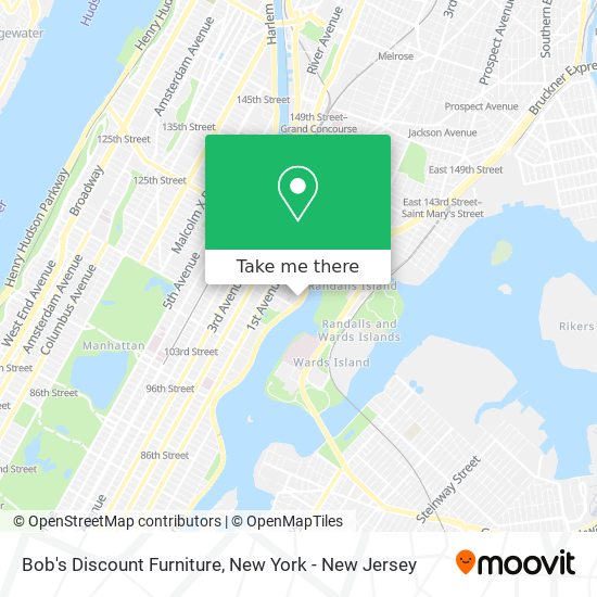 Mapa de Bob's Discount Furniture