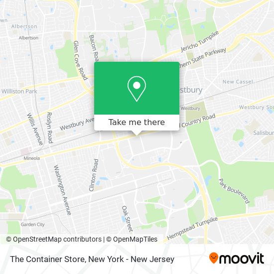 The Container Store map