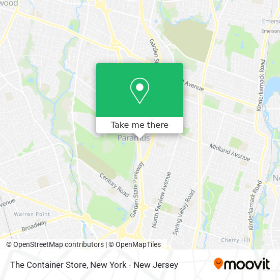 The Container Store map