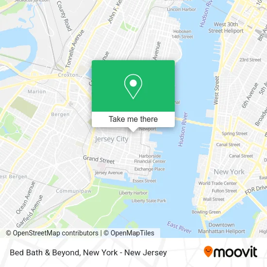 Bed Bath & Beyond map