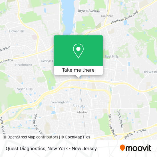 Quest Diagnostics map