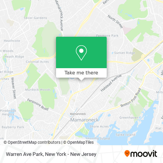 Mapa de Warren Ave Park