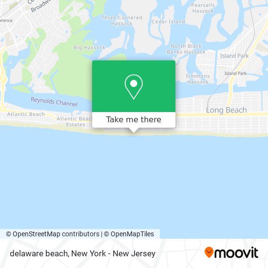 delaware beach map