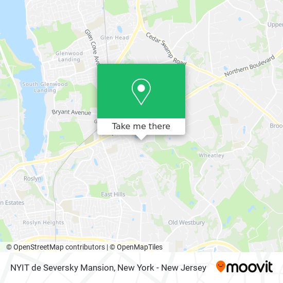 NYIT de Seversky Mansion map
