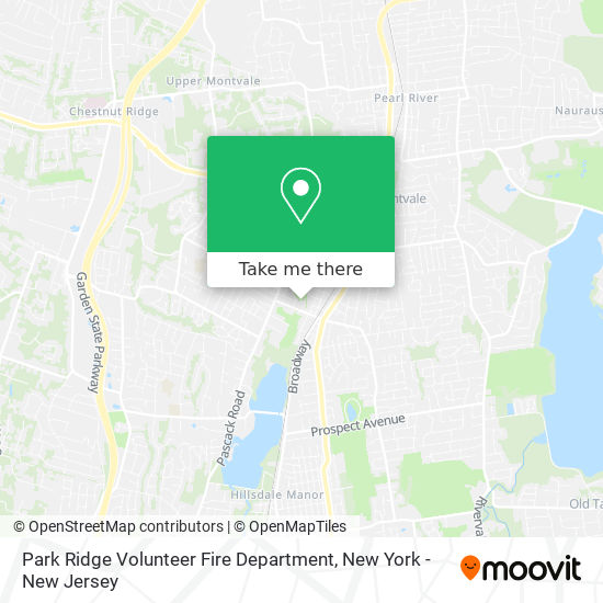 Park Ridge Volunteer Fire Department map