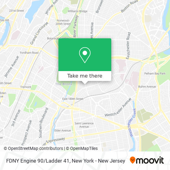 Mapa de FDNY Engine 90/Ladder 41