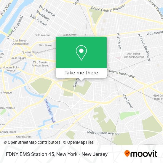 Mapa de FDNY EMS Station 45