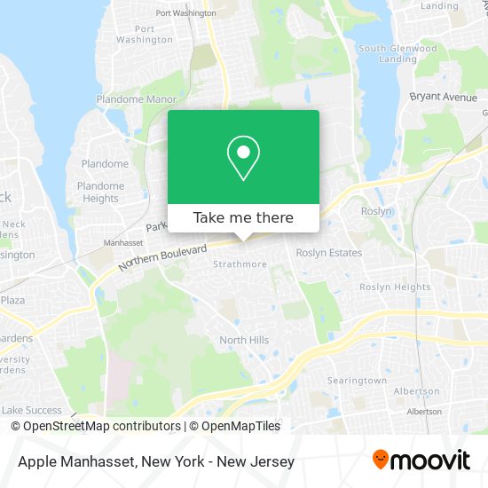 Apple Manhasset map