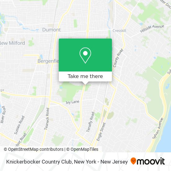 Knickerbocker Country Club map
