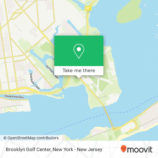 Brooklyn Golf Center map