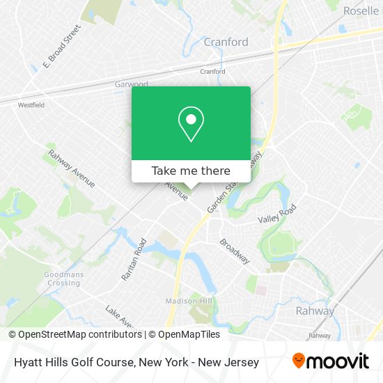 Mapa de Hyatt Hills Golf Course