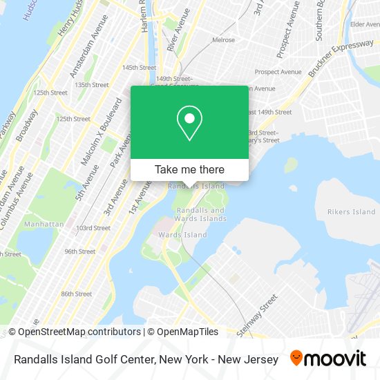 Mapa de Randalls Island Golf Center