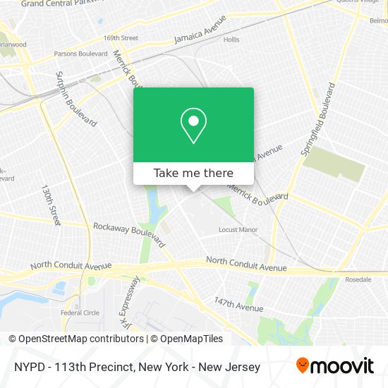 NYPD - 113th Precinct map