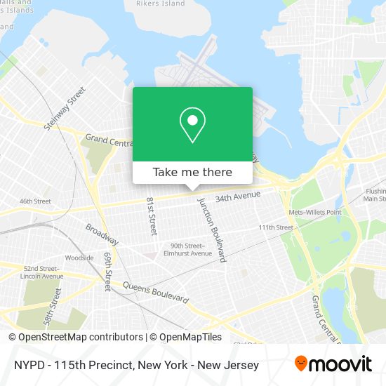 Mapa de NYPD - 115th Precinct