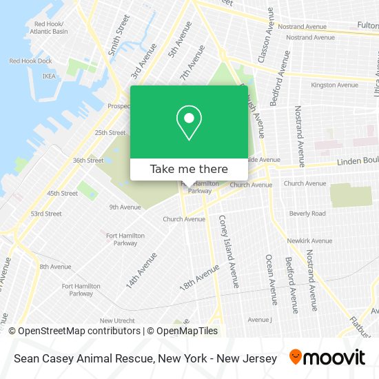 Mapa de Sean Casey Animal Rescue