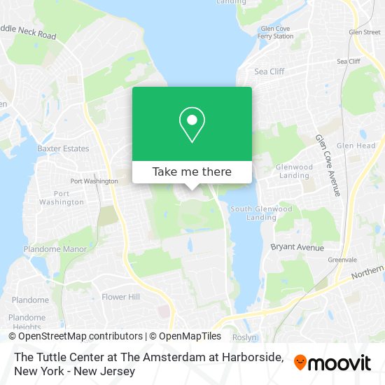 The Tuttle Center at The Amsterdam at Harborside map