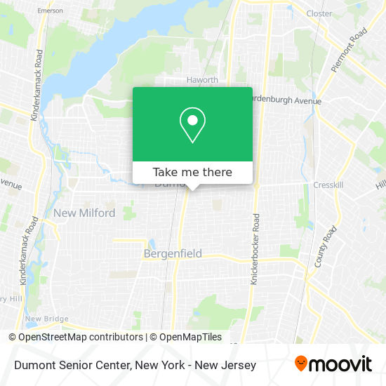 Mapa de Dumont Senior Center