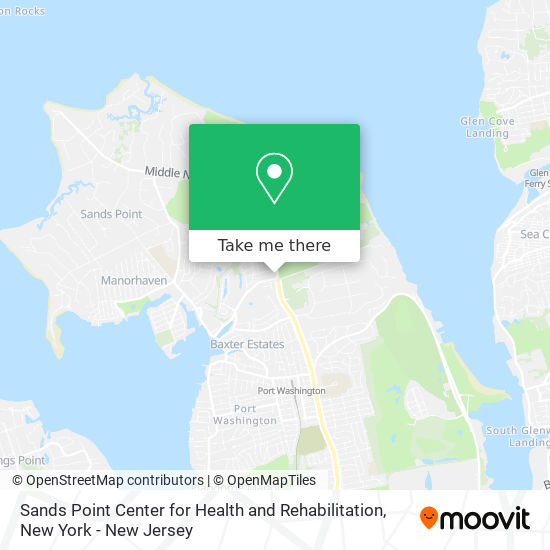Sands Point Center for Health and Rehabilitation map