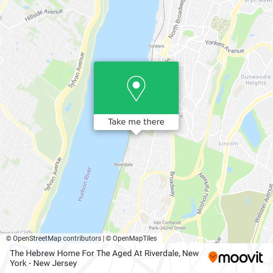 Mapa de The Hebrew Home For The Aged At Riverdale